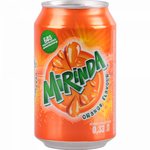 Напиток "МИРИНДА" (апельсин) бан 0.33 л