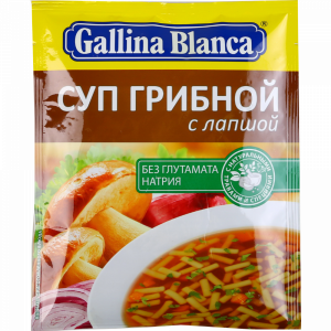 Суп "ГАЛИНА БЛАНКА" (грибн.с лапшой) 52г