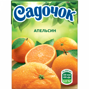 Нектар "САДОЧЕК" (апельсин) 0.2 л