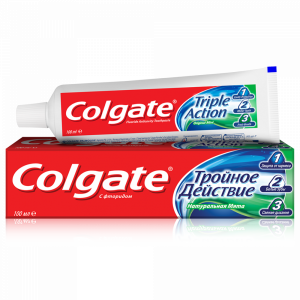 Зубн.паста "COLGATE TRIPLE ACTION" 100мл