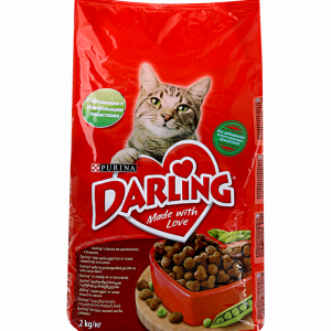 Корм для котов "DARLING" (мясо/ов) 2кг