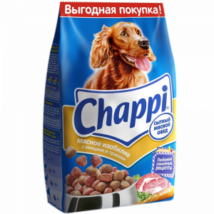 Корм для собак "CHAPPI" (мясн.изоб)600г