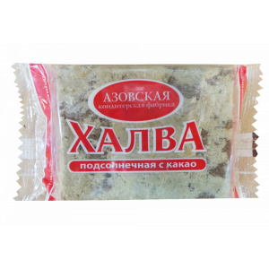 Халва "Азовская к.ф." Подсолн/какао