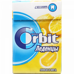 Леденцы "ОРБИТ" (лимон и мята) РФ 35г
