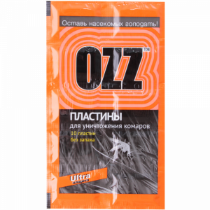 Пластины "ОZZ" (д/ун.комар