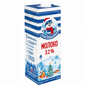Молоко "ПРОСТОКВАШИНО" 3.2% (тб) 950мл