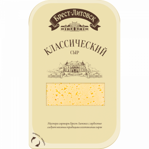 Сыр "БРЕСТ-ЛИТОВСК.КЛАСС"45%(нар)Бр150г