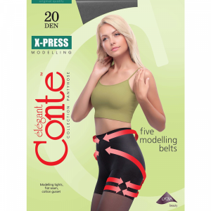 Колготки жен"CONTE X-PRESS" 20 ден 5 р-р