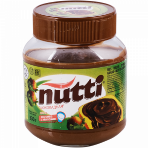 Паста ореховая "NUTTI" (шоколад