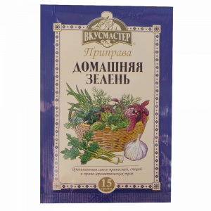 Приправа "ВКУСМАСТЕР" (дом.зелень)15г