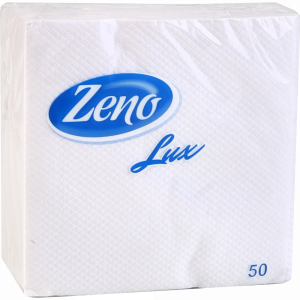 Салфетки "ZENO" (белые) 50шт