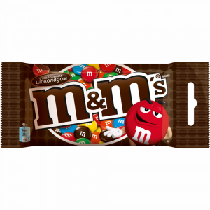 Драже "M&M" (с шоколадом) 45г