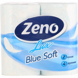 Бумага туал."ZENO LUX"(blue soft