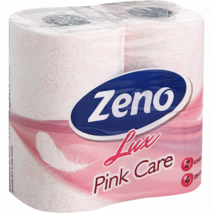 Бумага туал."ZENO LUX"(pink care