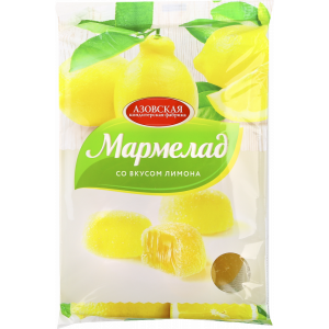 Мармелад желейный (вкус лимона) 300г