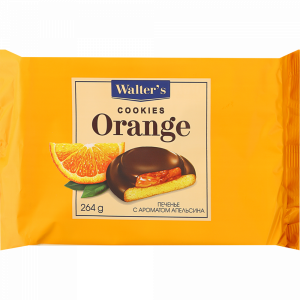 Печенье "WALTER'S" (апельсин) 264г