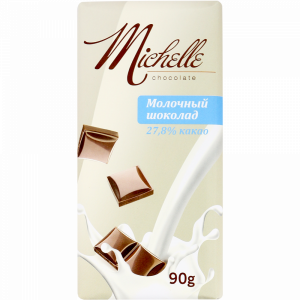 Шоколад "MICHELLE" (молочный) 90 г
