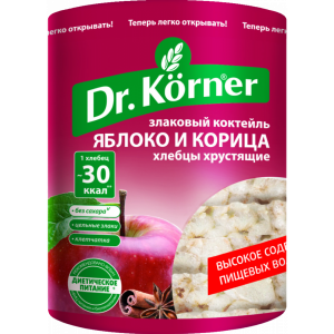 Хлебцы "Dr.Korner"злак.кокт.ябл.с кор