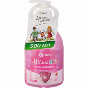 Жидкое мыло"Milana Kids"антибериал.500мл