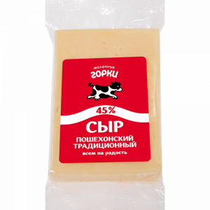 Сыр "ПОШЕХОНСКИЙ ТРАД."45% (фас) 180г