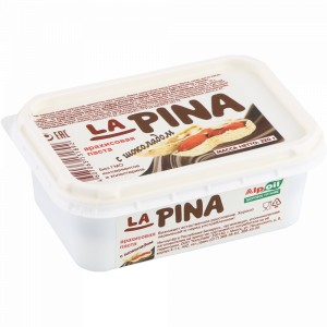 Паста арахисовая"LA PINA"с шоколад.220гр