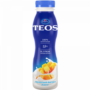 Йогурт"ГРЕЧЕСКИЙ"1.8%(манго)300гр