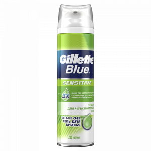 Гель д/б"GILLETTE BLUE"Sensitive 200 мл