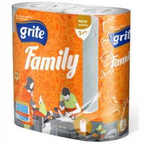Бумажные полотенца "FAMILY 2"