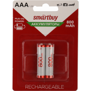 Аккумулятор "Smartbuy" AAA/2BL 800mAh