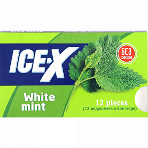 Жеват.рез."ICE-X"(белая мята
