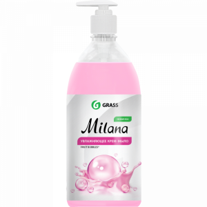 Крем-мыло жид."MILANA"(fruit bub.)1000мл