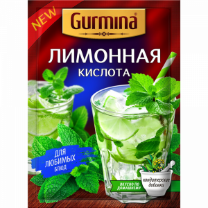 Лимонная кислота   "GURMINA" 30г