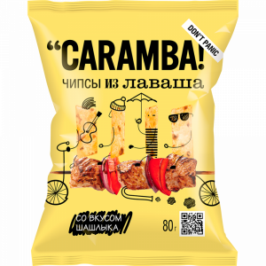 Чипсы из лаваша "CARAMBA" (шашлык) 80 г