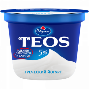 Йогурт "TEOS"(Греческий 5% п/ст)250г