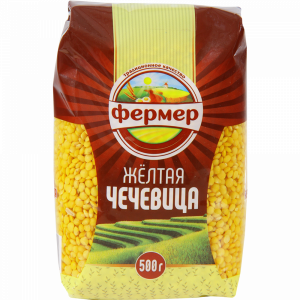 Чечевица жёлтая "ФЕРМЕР" 500 г