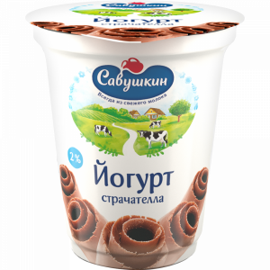 Йогурт"СТРАЧАТЕЛЛА"2%(п/ст)350г Сав.прод