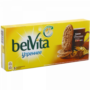 Печенье"BELVITA УТРЕННЕЕ"(какао)225г