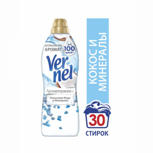Конд/бел"VERNEL(аром+кокос.вода/м)910мл