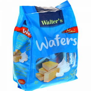 Вафли"WALTER’S"(со сливочным вкусом)250г