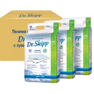 Гигиен.пеленки"DR.SKIPP"(60х60) 30шт