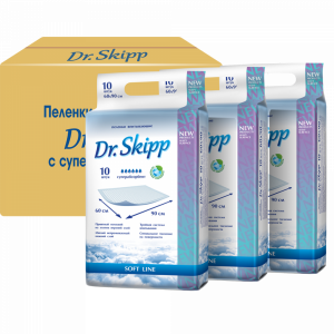 Гигиен.пеленки"DR.SKIPP"(60х90) 30шт