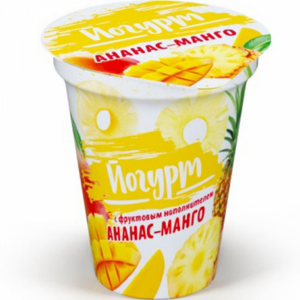 Йогурт "АНАНАС-МАНГО" 2%