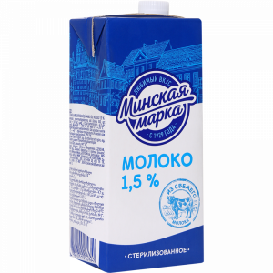Молоко стер"МИНСКАЯ МАРК"(1.5%фибропак)1