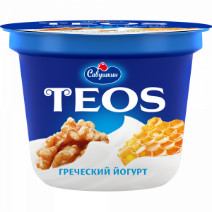 Йогурт"ГРЕЧЕСКИЙ TEOS"(орех-мёд)2