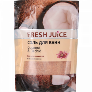 Соль д/ванн "FRESH JUICE" (Кокос)500мл