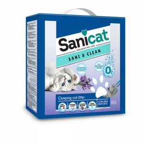 Наполнитель"SANICAT"(комк.Клин) 6л