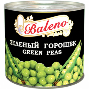 Горошек "BALENO" (зеленый) 400г