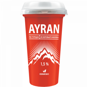 Напиток к/мол"AYRAN"по-турецки 1.5% 220г