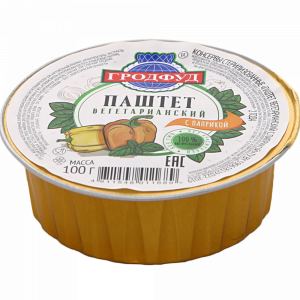 Паштет"ГРОДФУД"(вегетар.с паприкой)100г