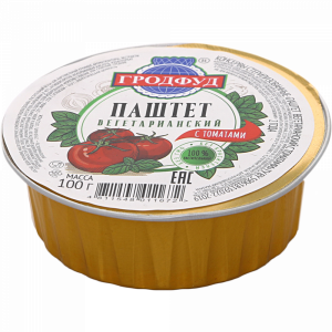 Паштет"ГРОДФУД"(вегетар.с томатами)100г